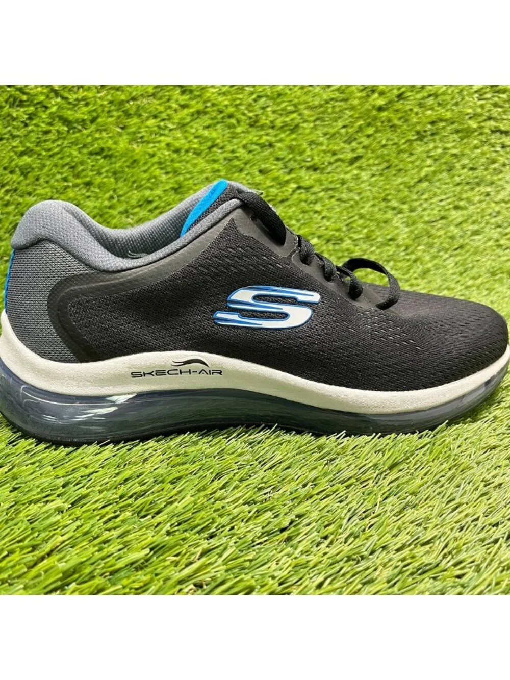 Skechers Skech-Air Element 2.0 Ventin Mens Size 7 Black Running Shoes Sneakers